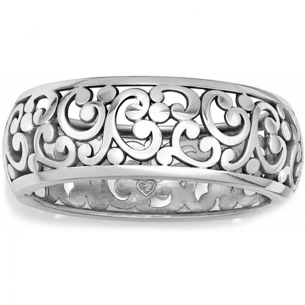 Brighton Contempo Silver Hinged Bangle